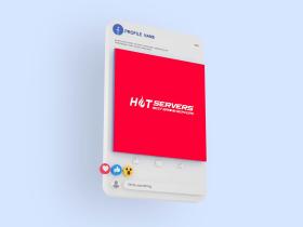 Hotservers Лого дизайн