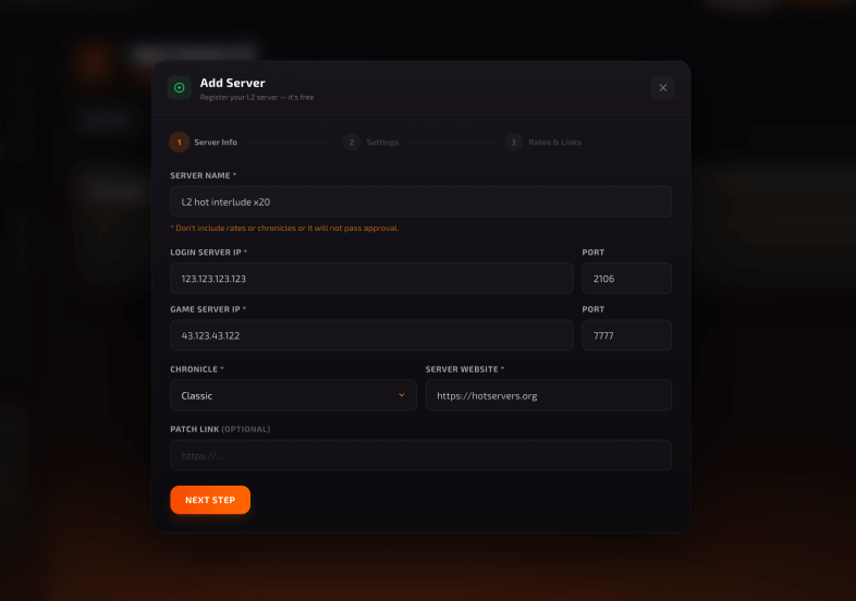 Изработка на онлайн гейминг платформа Добавяне на сървър - без повече дълги формуляри image